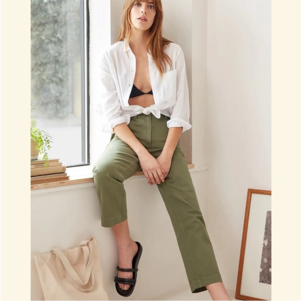 Everlane Olive Trousers